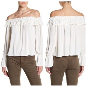 NWT - Harlowe & Graham - Off-the-Shoulder Blouse